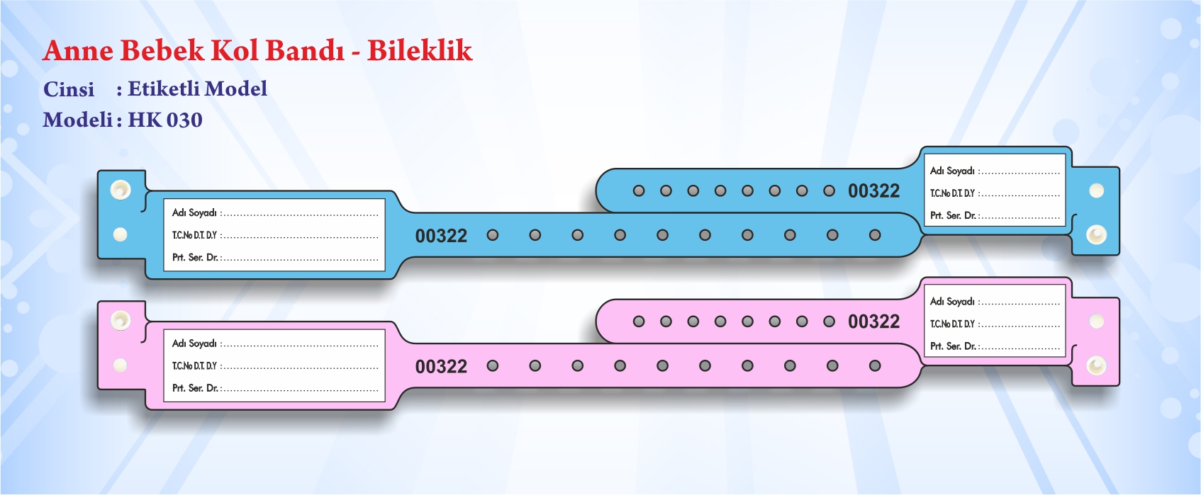 Anne - Bebek Kolband� Bileklik Etiketli Model